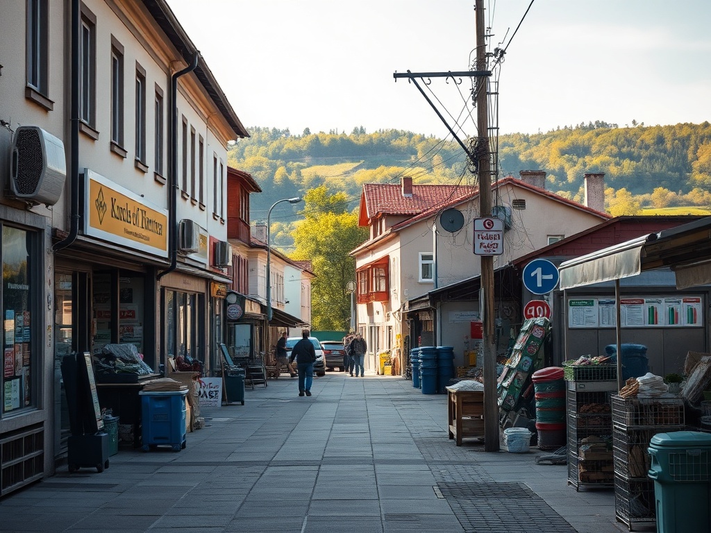 Zgorzelec szuka przewoźnika kolejowego - mapa z zaznaczonym miastem i torami kolejowymi
